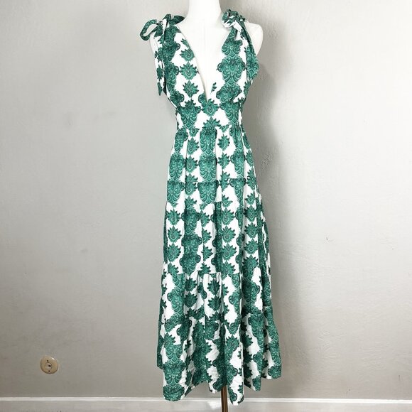 House of Harlow 1960 Dresses & Skirts - House of Harlow 1960 Green and White Maxi Dress